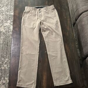 Under Armour Mens Golf/Dress Pants 32/32 Tan